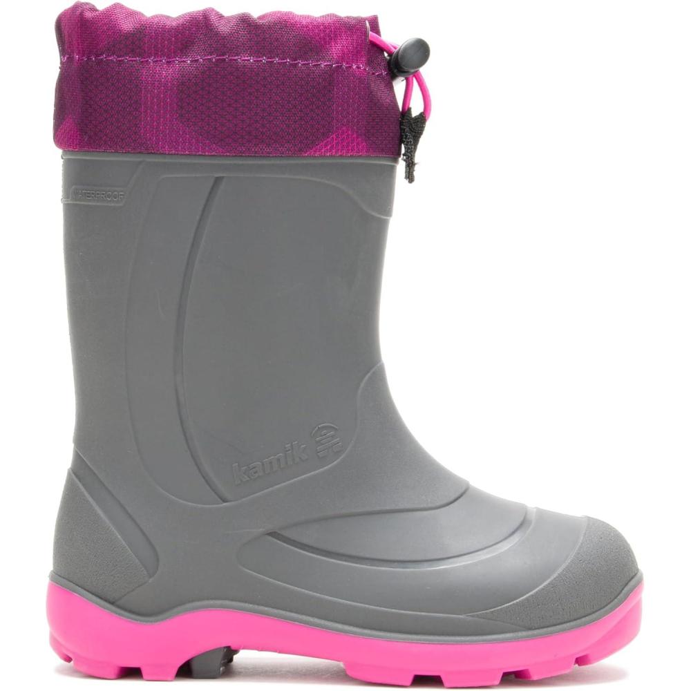 image:imageKamik Kids Snobuster 2 Winter BootsBlackCharcoalMagenta