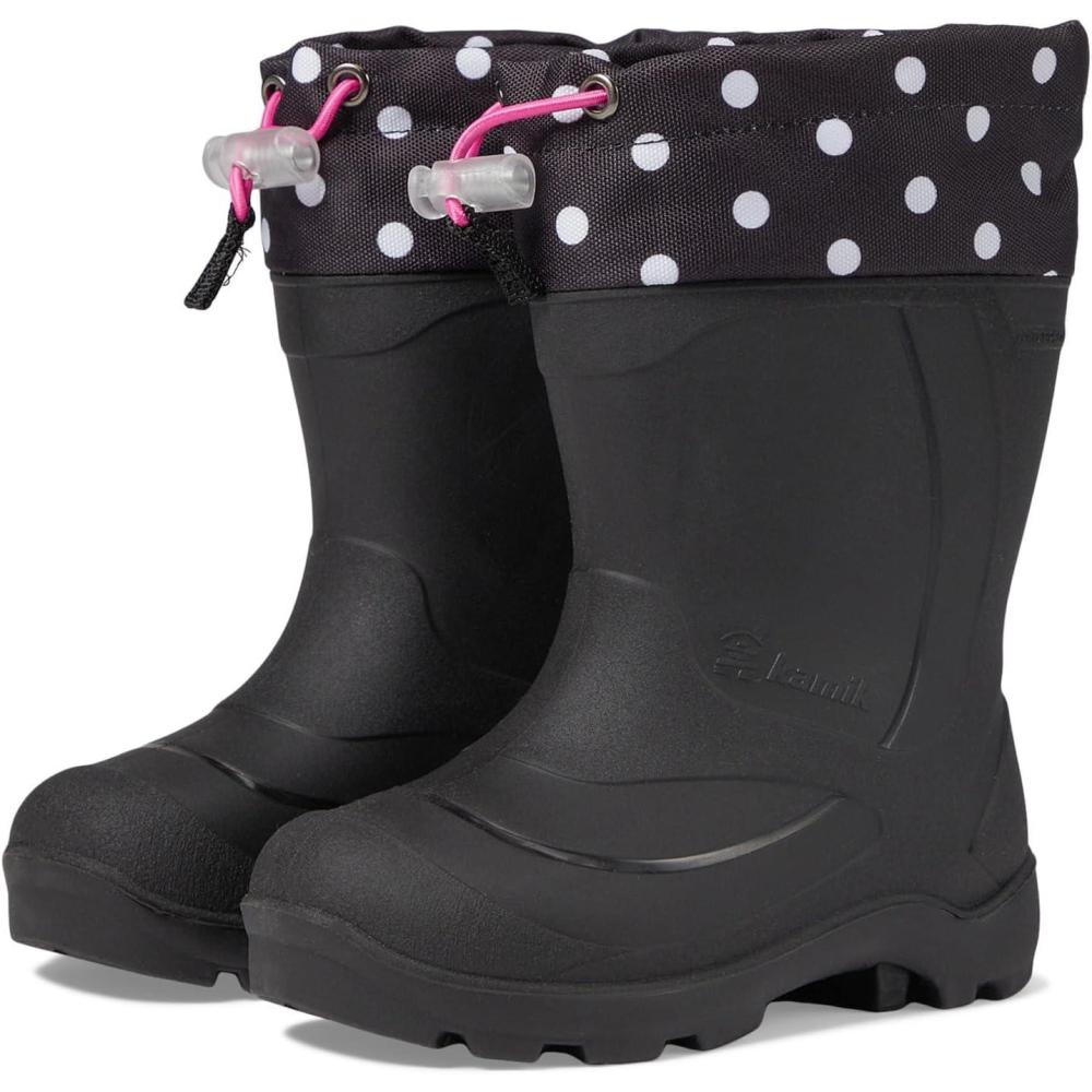 image:imageKamik UnisexChild Snobuster 2 Little ToddlerBig Kid Snow BootBlackWhite