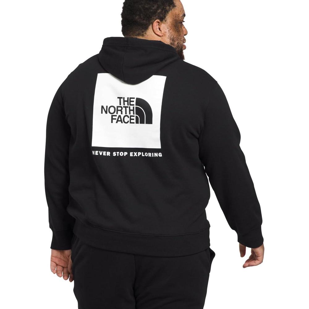image:imageTHE NORTH FACE Mens Box NSE Pullover Hoodie Standard and Big SizeTnf BlackTnf White 2