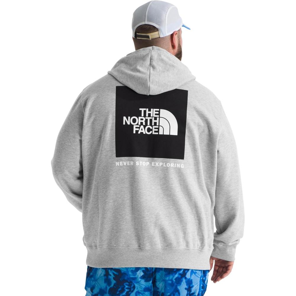 image:imageTHE NORTH FACE Mens Box NSE Pullover Hoodie Standard and Big SizeTnf Light Grey Heather
