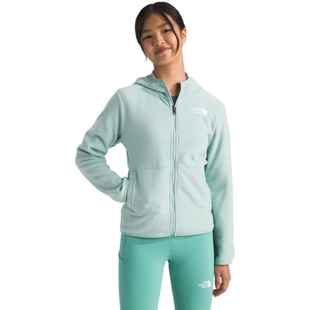 image:imageTHE NORTH FACE Teen Glacier Lightweight Full Zip Hooded JacketMuted Pine
