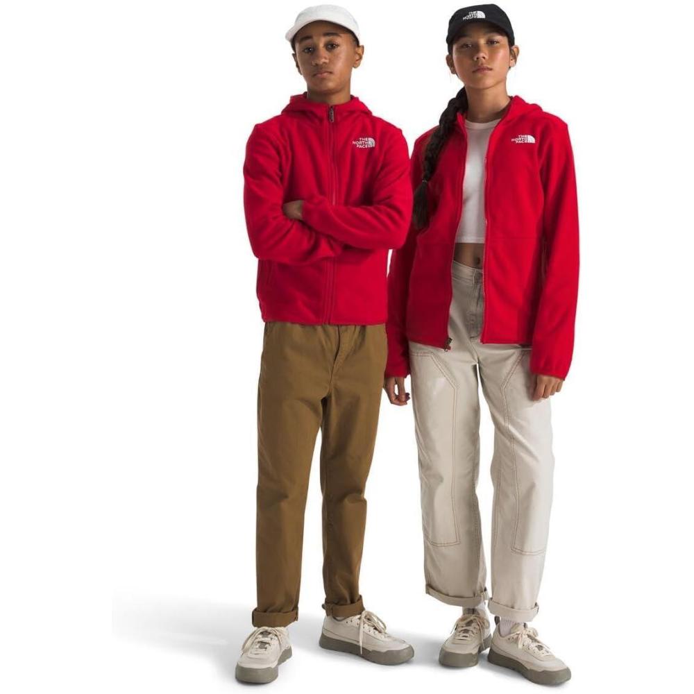 image:imageTHE NORTH FACE Teen Glacier Lightweight Full Zip Hooded JacketTnf Red