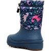 BOGS unisex-child Snow Shell Boots – Unicorn Meadow (Toddler/Little Kid/Big Kid)(Indigo Multi)