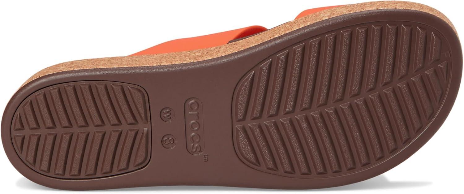 image:imageCrocs Womens Brooklyn Cork Buckle SandalsTopaz