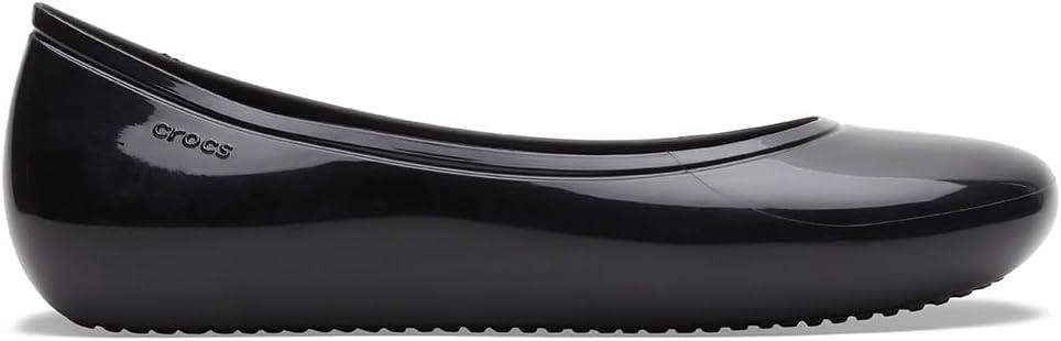 image:imageCrocs Womens Brooklyn FlatsBlackHigh Shine