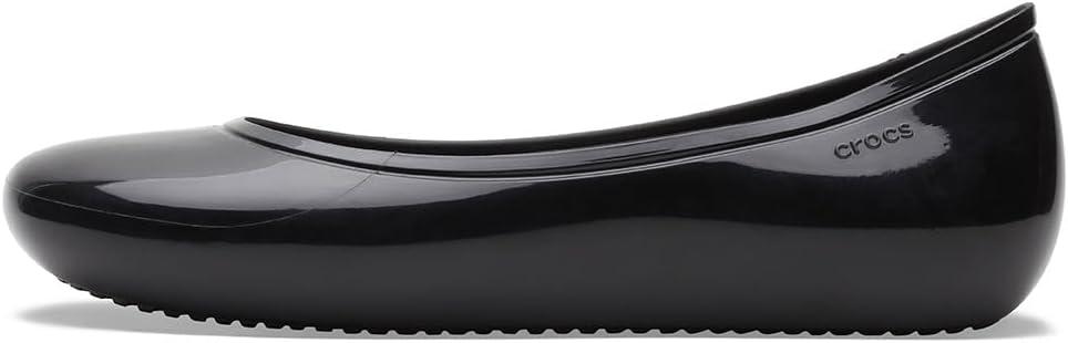image:imageCrocs Womens Brooklyn FlatsBlackHigh Shine