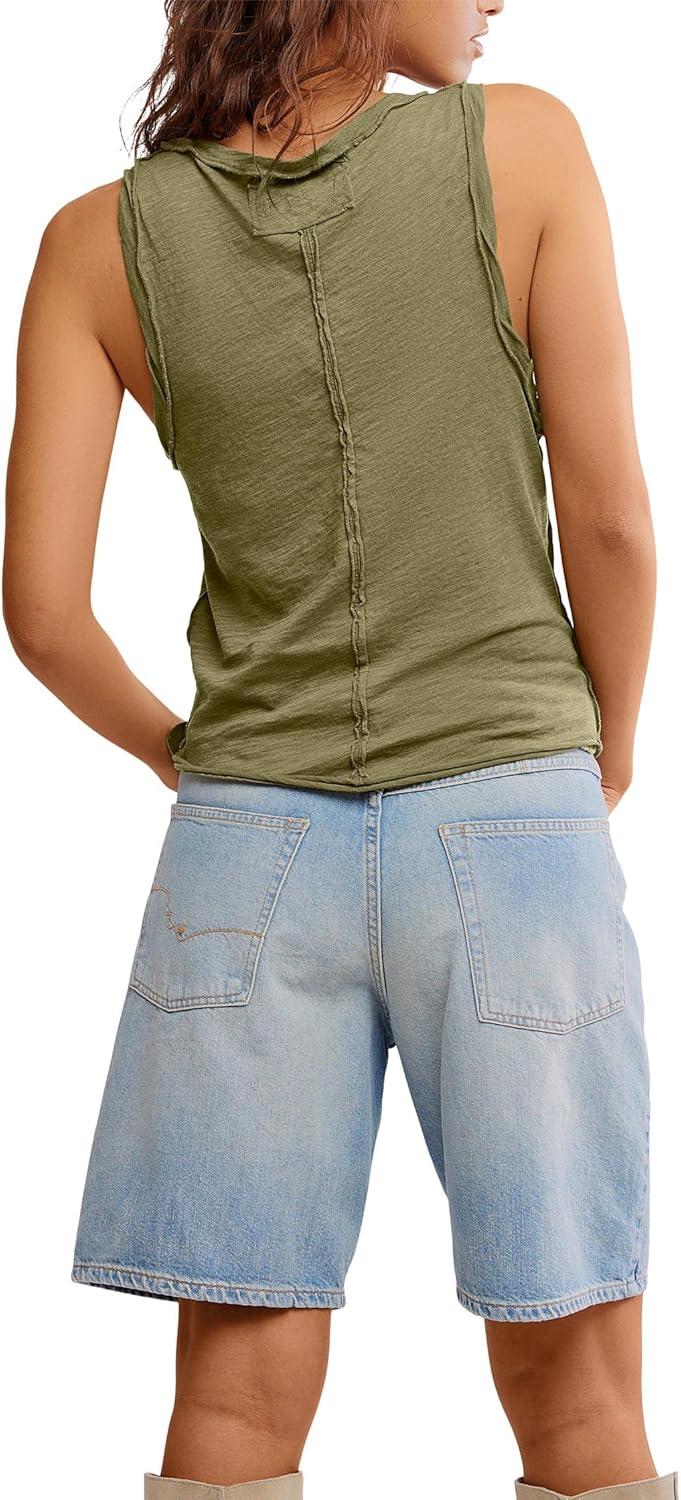 image:imageFree People Womens Easy TankPeat Moss