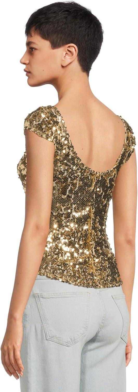 image:imageFree People Womens Late Last Night TeeGold