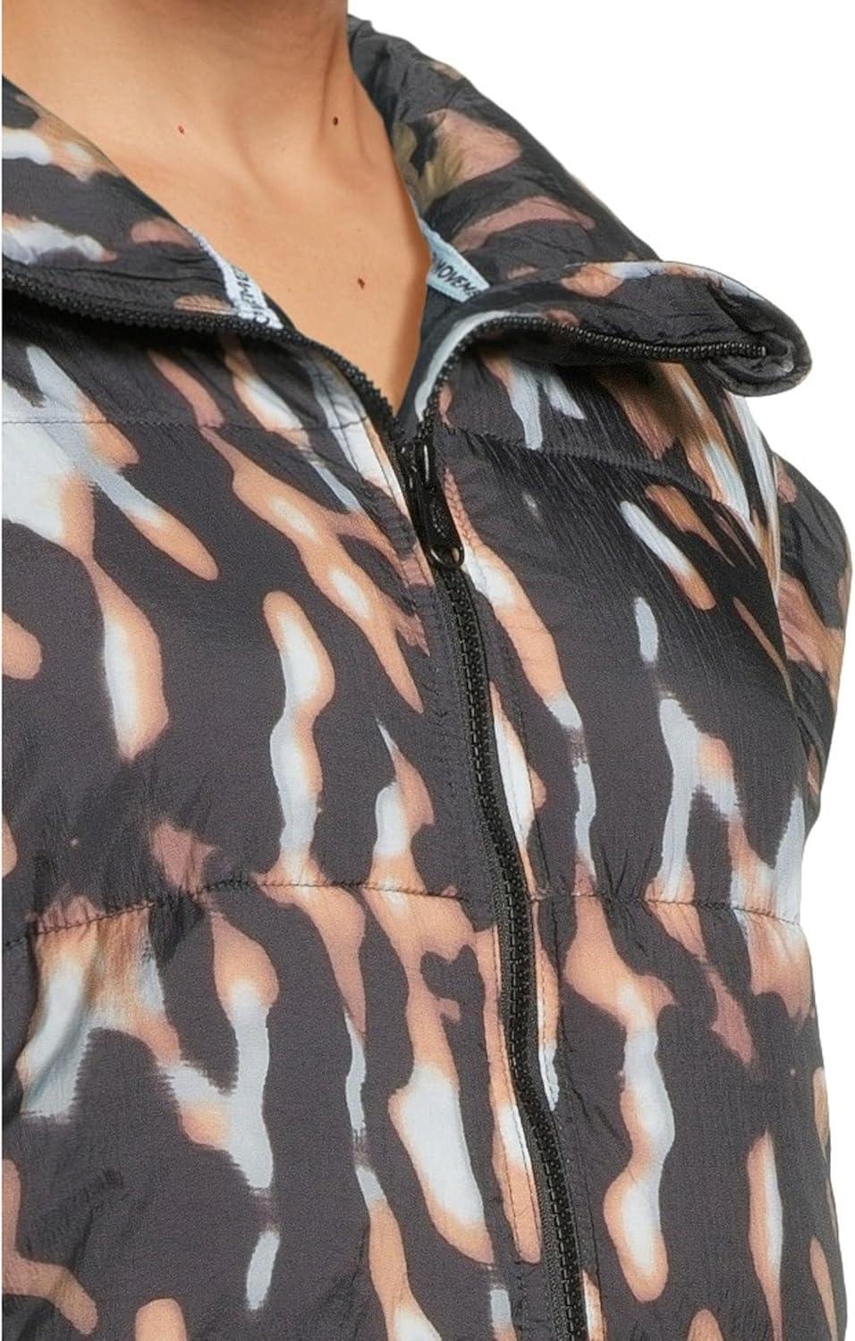 image:imageFree People Womens Printed In A Bubble Vest Tortoise Shell Small