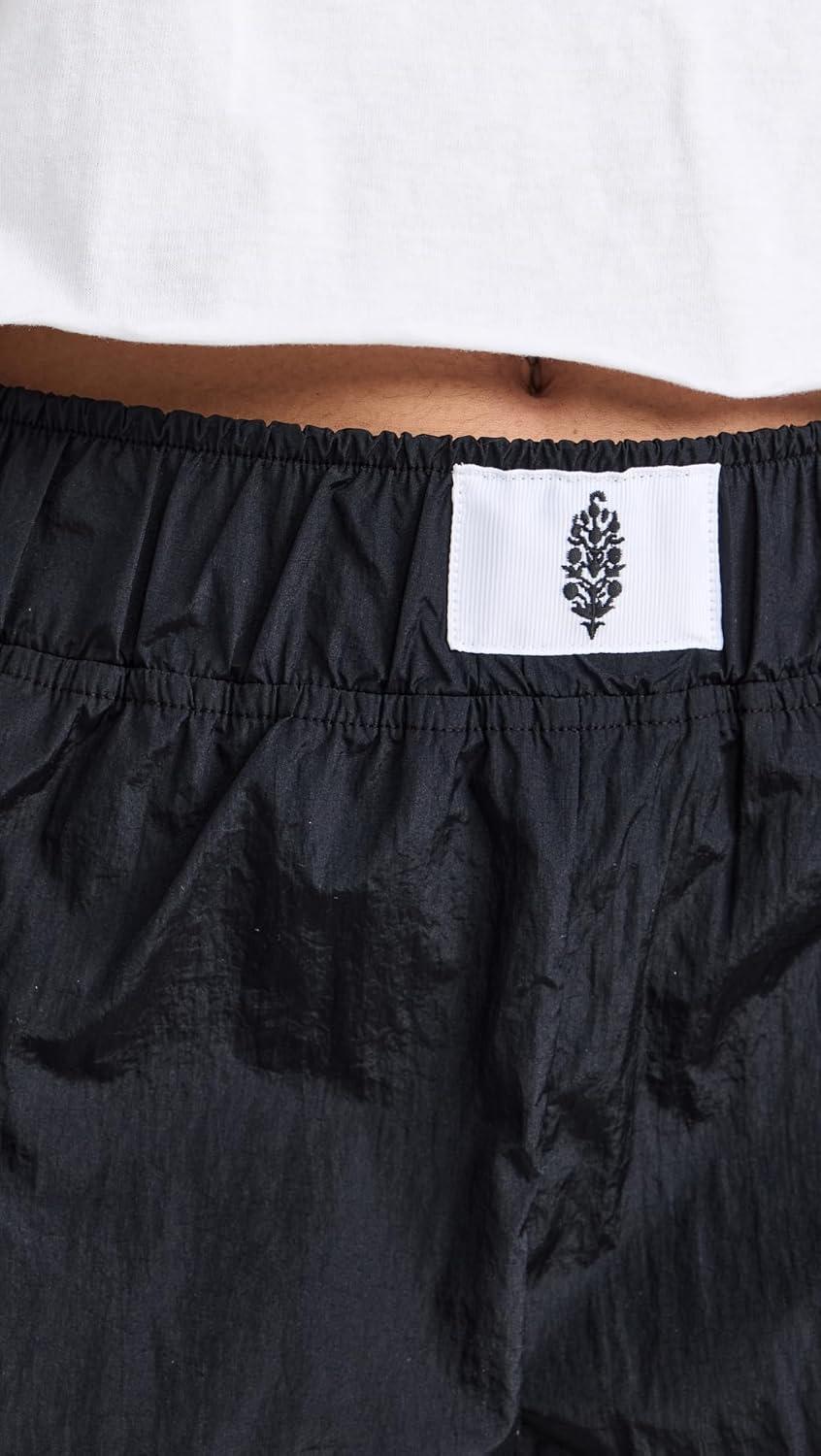image:imageFree People Womens Varsity Blues Shorts Black Combo Medium 1