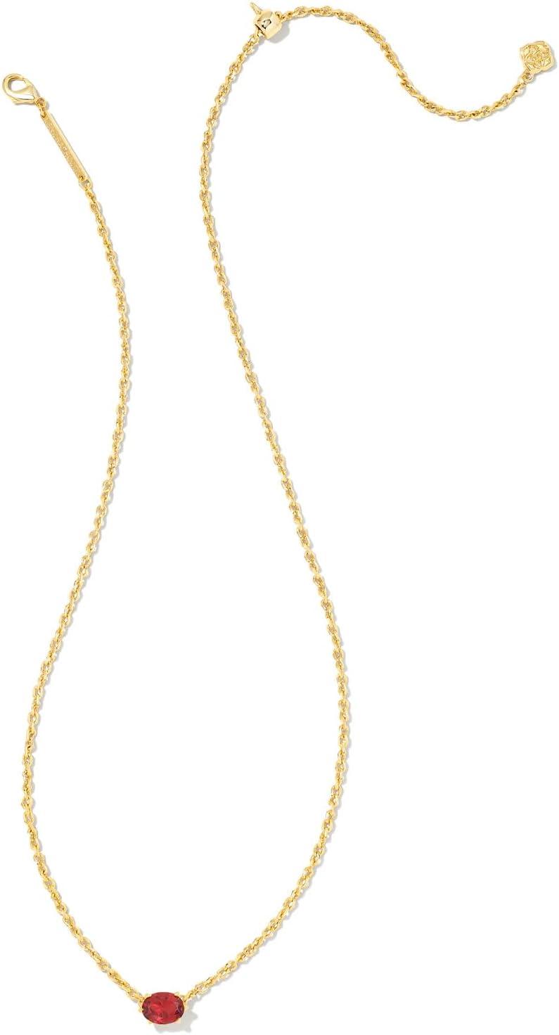 image:imageKendra Scott Cailin Pendant Necklace Fashion Jewelry for WomenGOLD BURGUNDY CRYSTAL