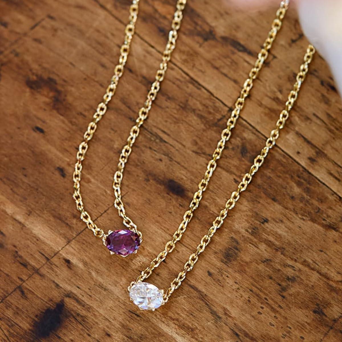 image:imageKendra Scott Cailin Pendant Necklace Fashion Jewelry for WomenGOLD METAL WHITE CUBIC ZIRCONIA