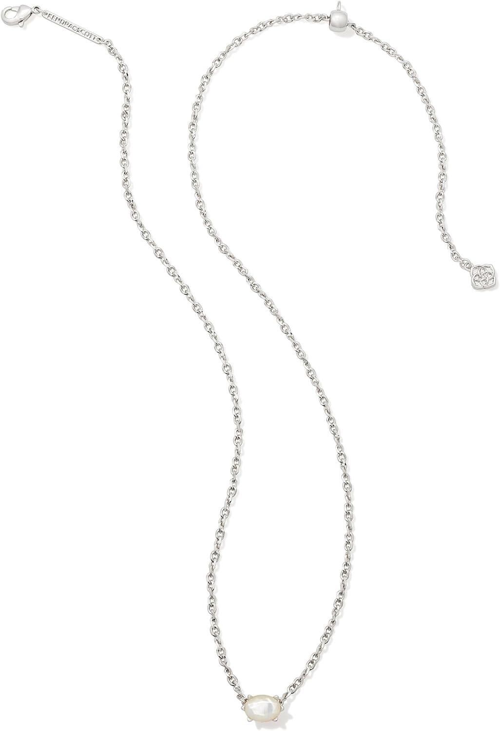 image:imageKendra Scott Cailin Pendant Necklace Fashion Jewelry for WomenRHODIUM IVORY MOTHER OF PEARL