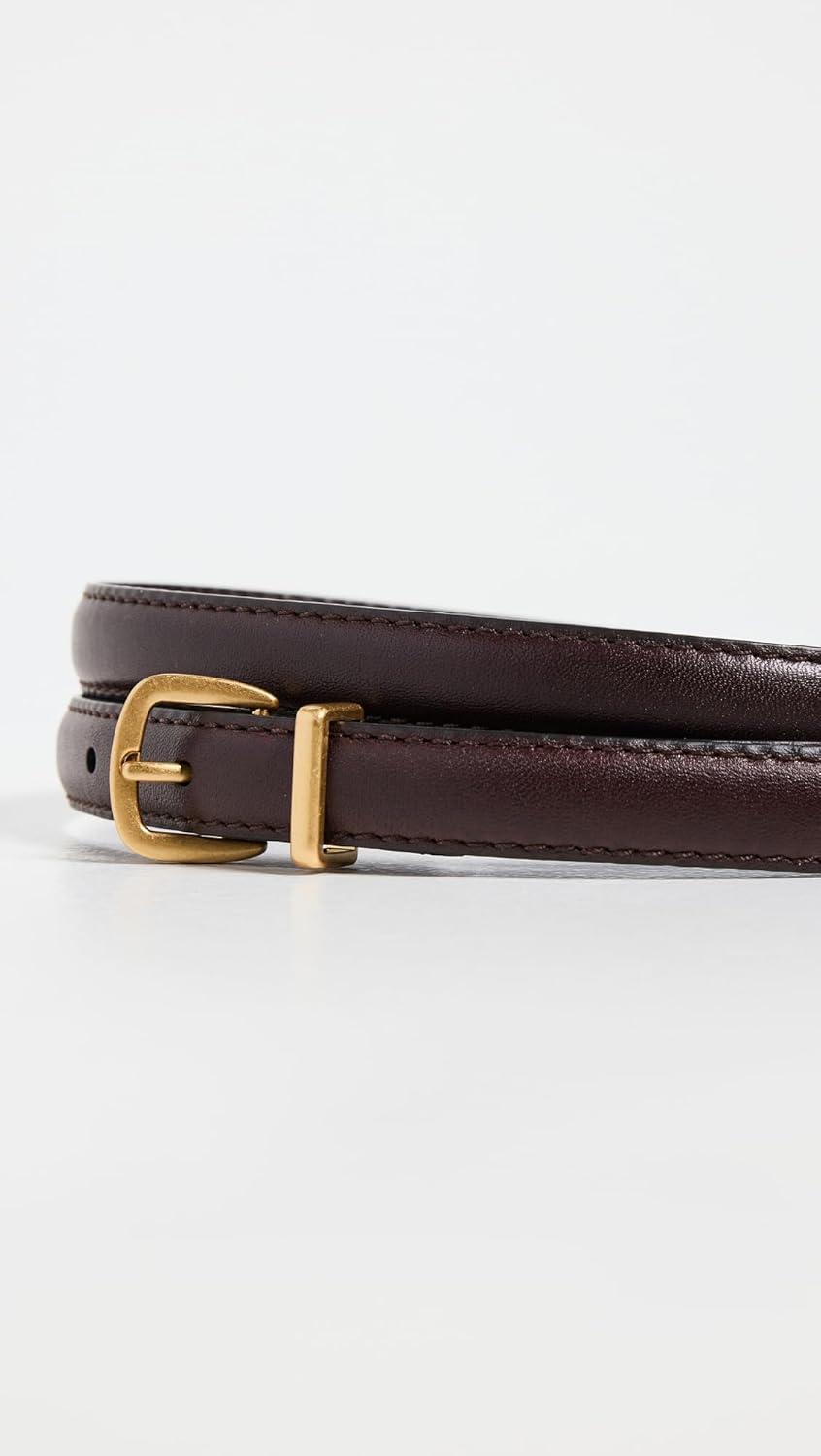 image:imageMadewell Womens Skinny Essentials BeltDark Carob