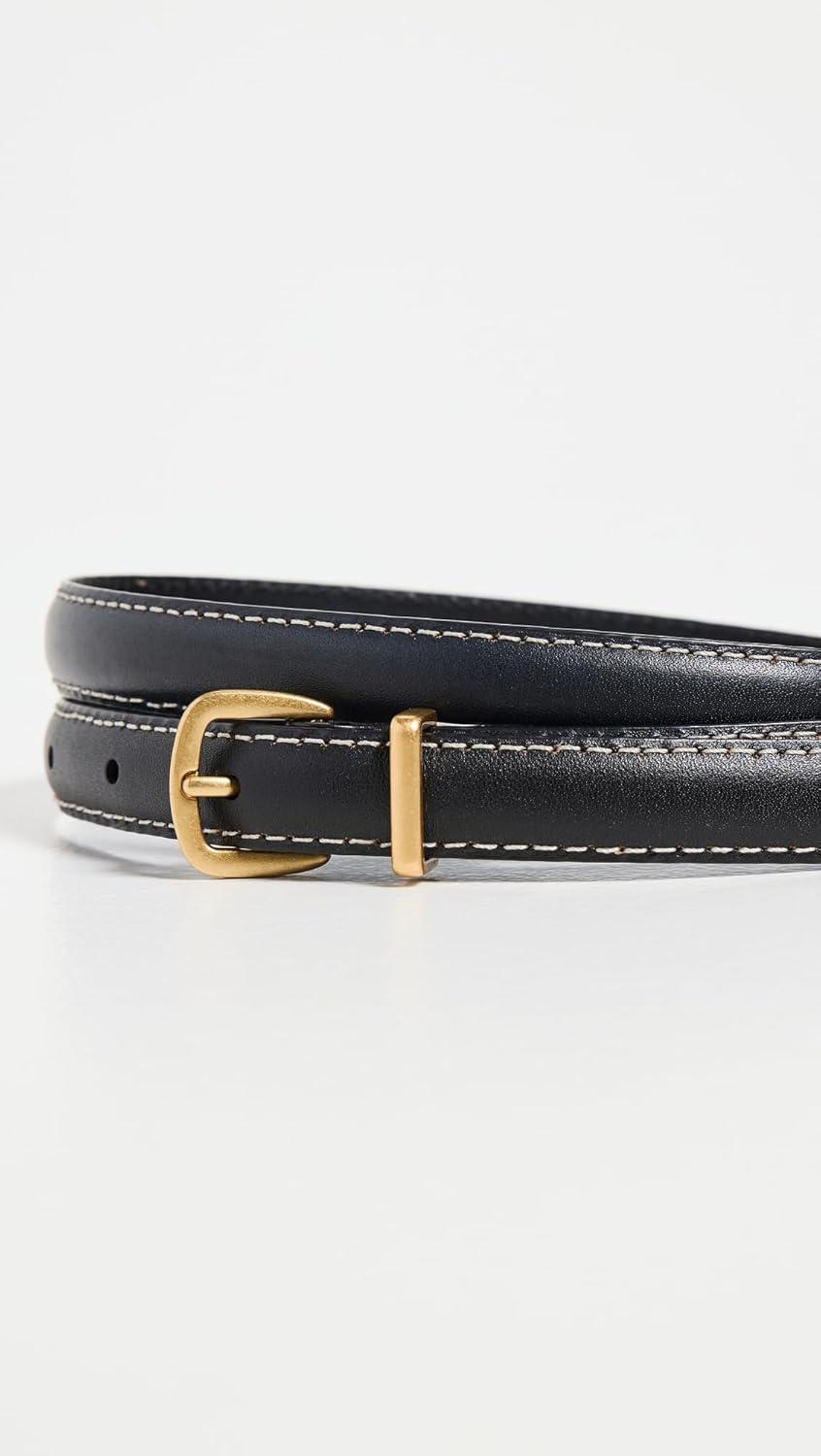 image:imageMadewell Womens Skinny Essentials BeltTrue Black