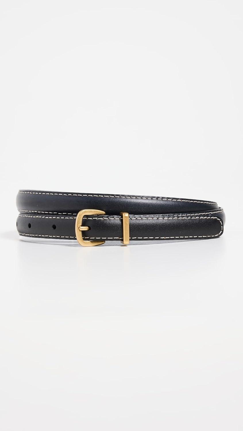 image:imageMadewell Womens Skinny Essentials BeltTrue Black