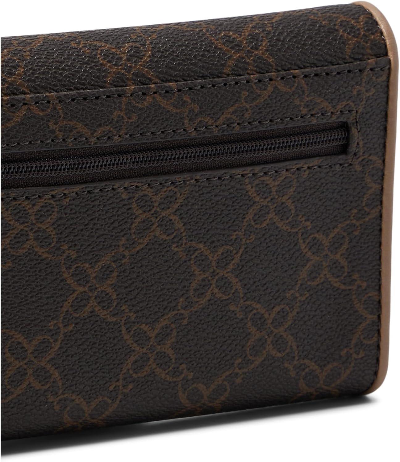 image:imageNine West Womens Zuri Slg Check SecBrown LogoLatte