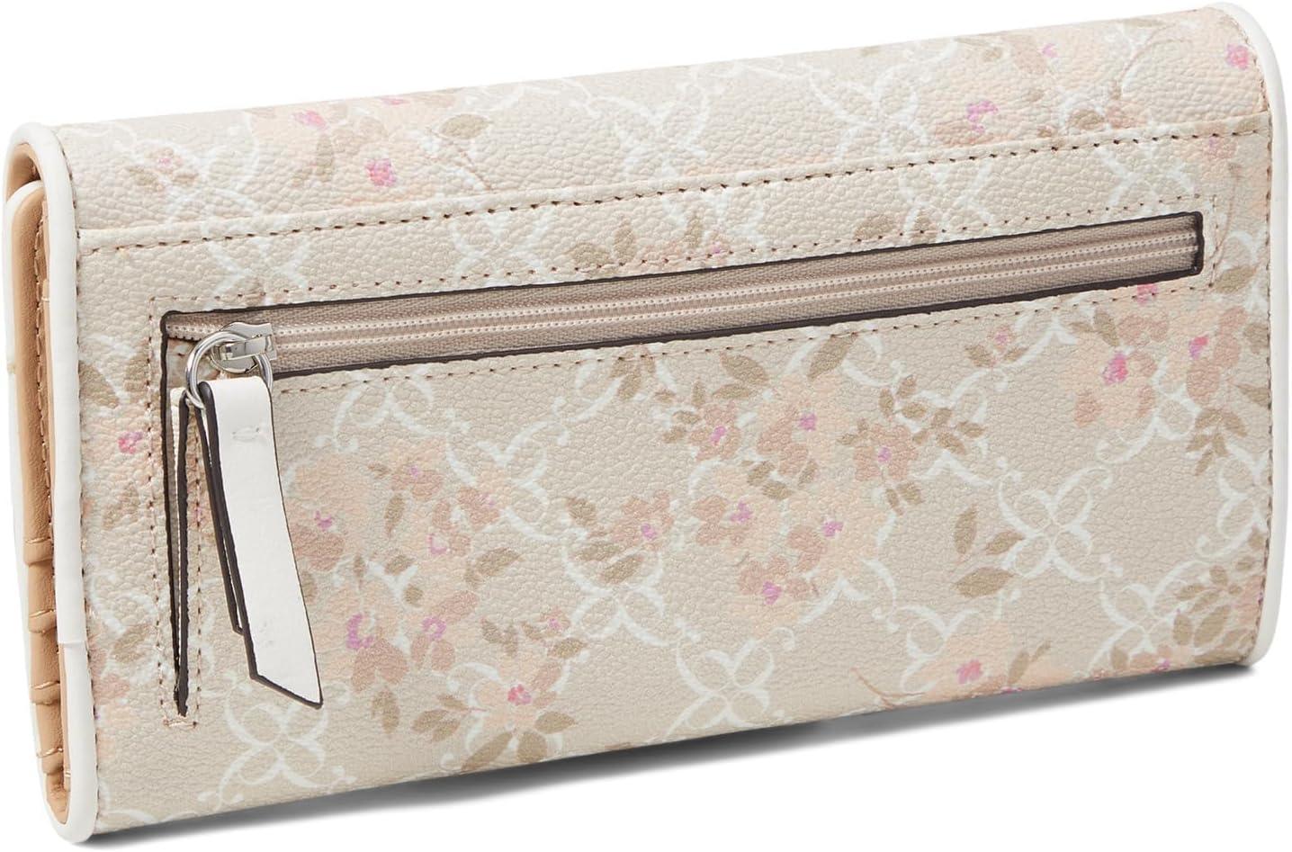 image:imageNine West Womens Zuri Slg Check SecMilk Logo Floral