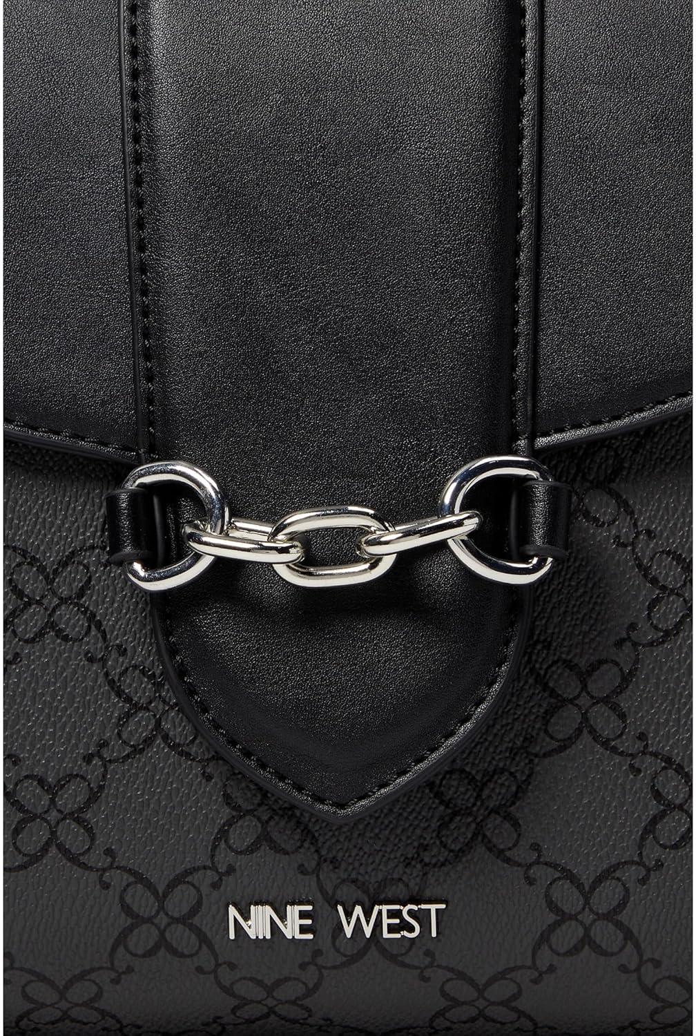 image:imageNine West womens Anneli Top HandleJet Black Logo