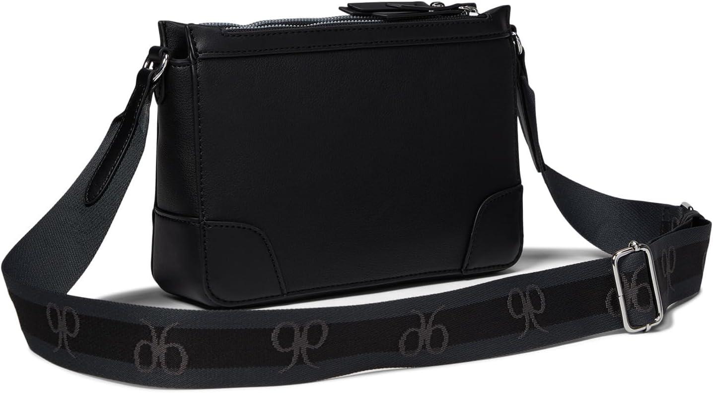 image:imageNine West womens Ellis Double Zip CrossbodyBlack