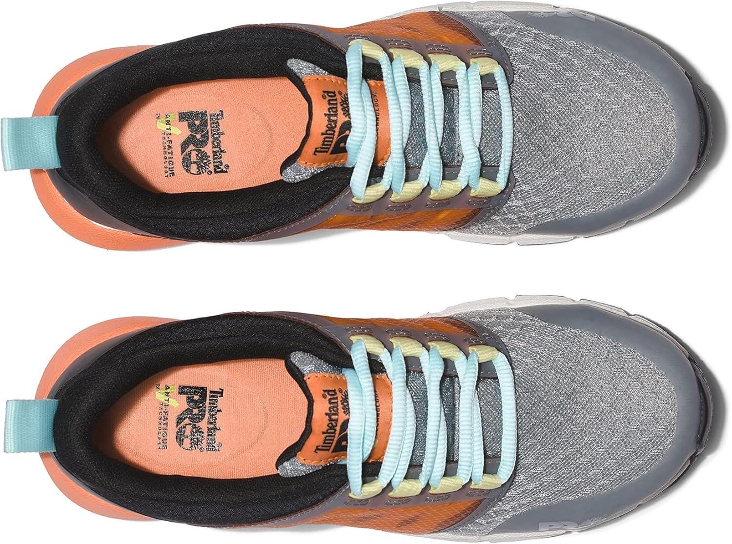 image:imageTimberland PRO Womens Radius Composite Safety Toe Work ShoesGreyBlackOrange
