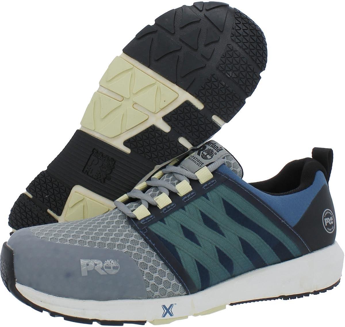 image:imageTimberland PRO Womens Radius Composite Safety Toe Work ShoesGreyBlueYellow