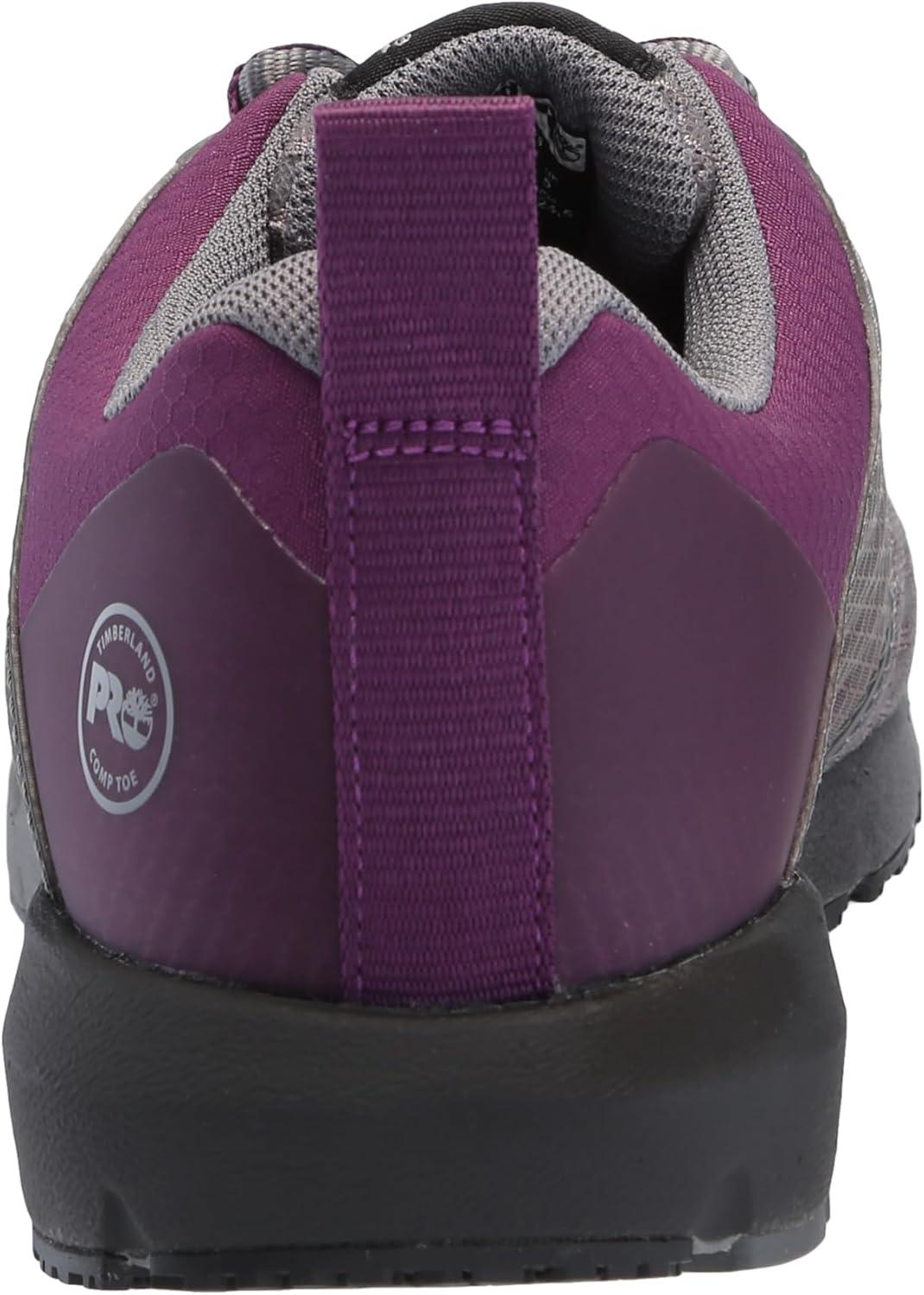 image:imageTimberland PRO Womens Radius Composite Safety Toe Work ShoesGreyPurple