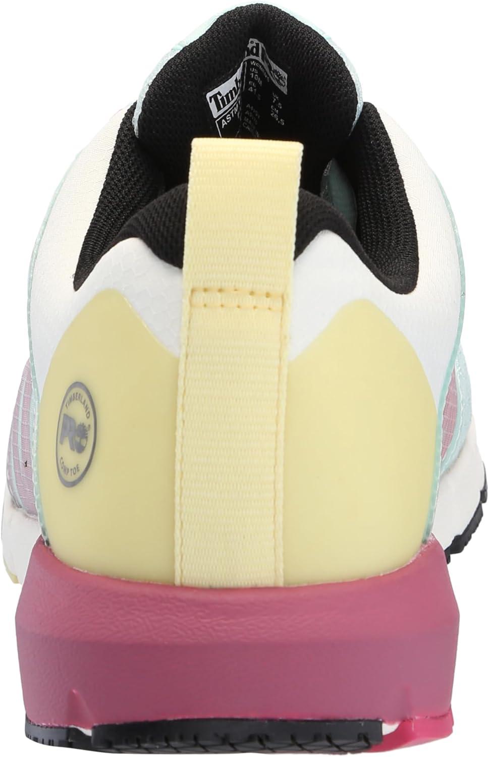 image:imageTimberland PRO Womens Radius Composite Safety Toe Work ShoesSeaPinkYellow 1