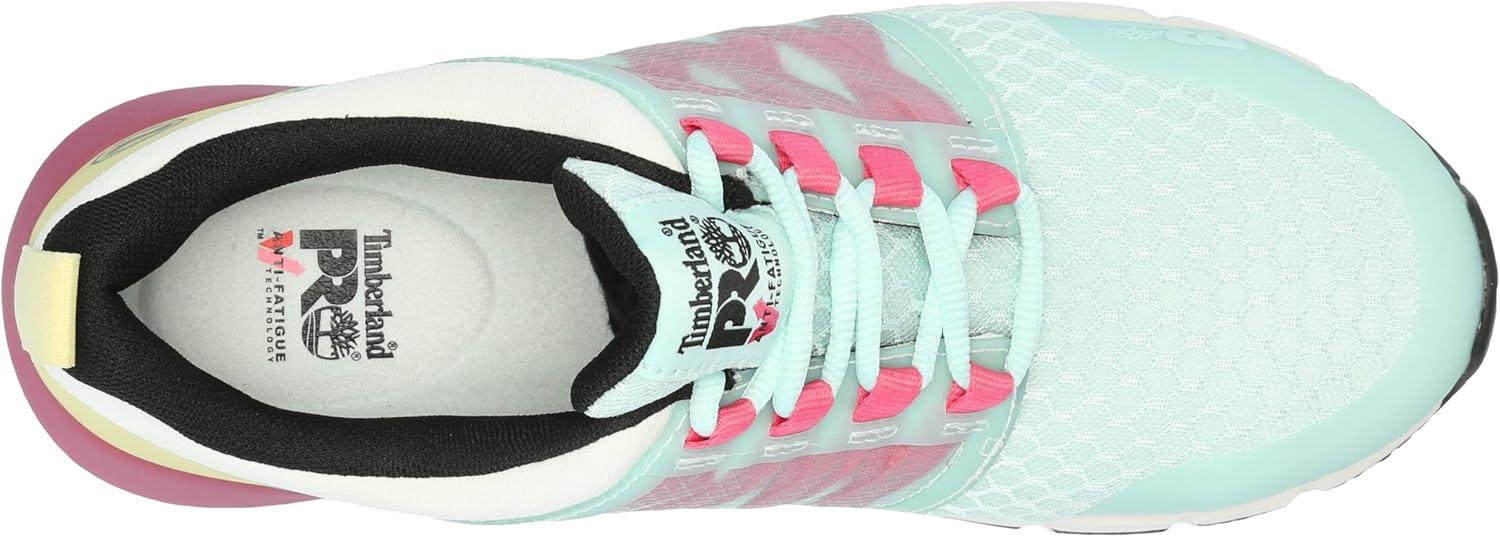 image:imageTimberland PRO Womens Radius Composite Safety Toe Work ShoesSeaPinkYellow 1