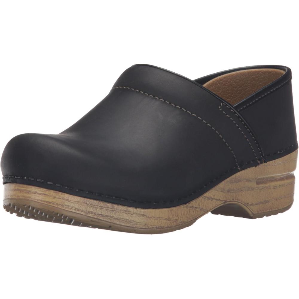 image:imageDansko Professional Shoes for Women Leather Upper and Sockliner PVC Inner Polyurethane Outsole BlackNatural Oiled EU 39 US Womens 859 Regular