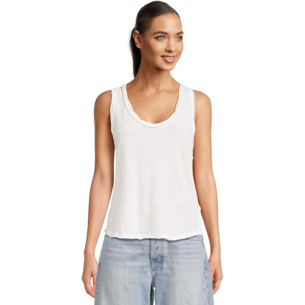 image:imageFree People Womens Easy TankClean Ivory