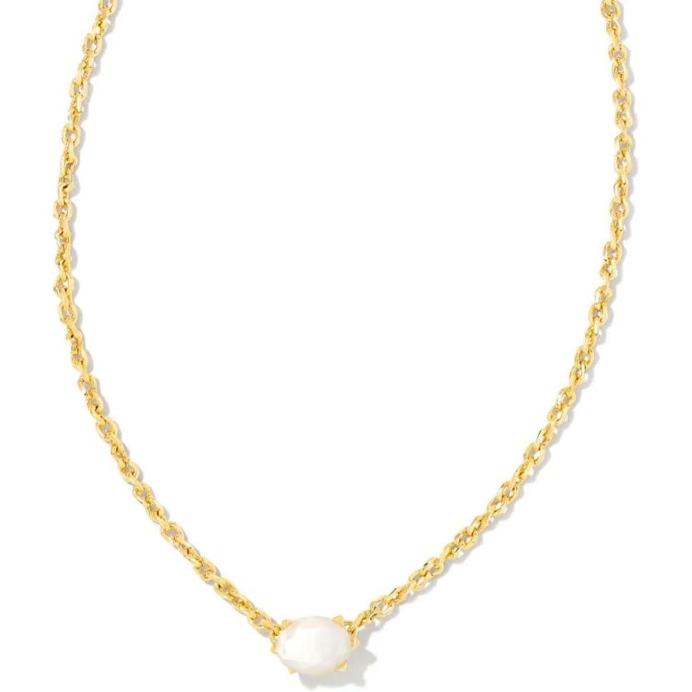 image:imageKendra Scott Cailin Pendant Necklace Fashion Jewelry for WomenGOLD  IVORY MOTHER OF PEARL