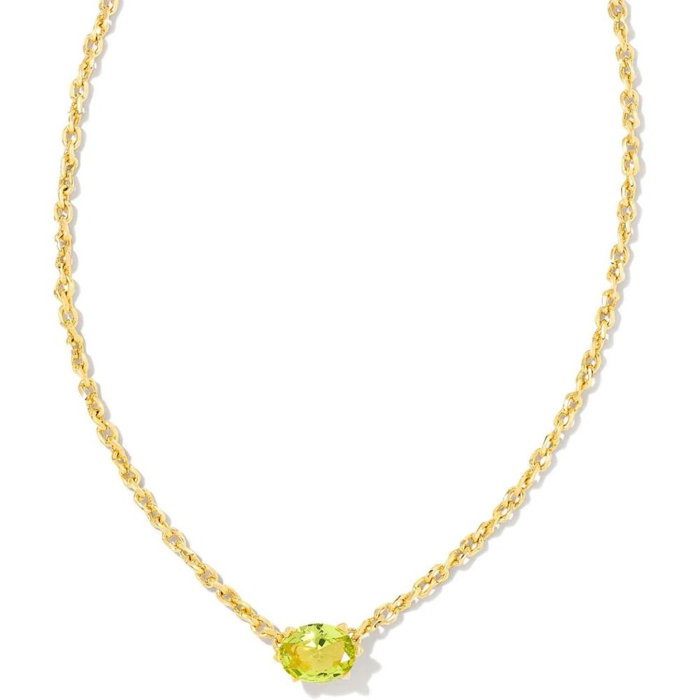 image:imageKendra Scott Cailin Pendant Necklace Fashion Jewelry for WomenGOLD PERIDOT CRYSTAL