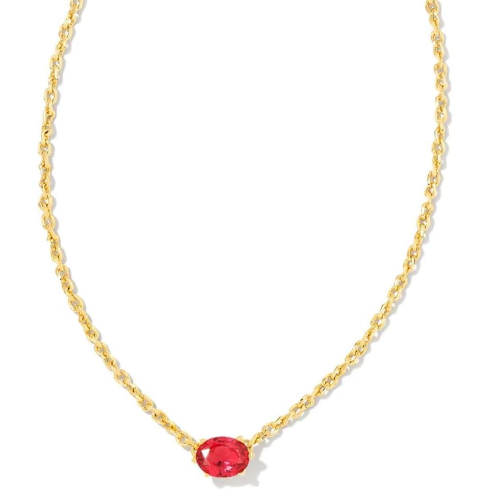 image:imageKendra Scott Cailin Pendant Necklace Fashion Jewelry for WomenGOLD RED CRYSTAL