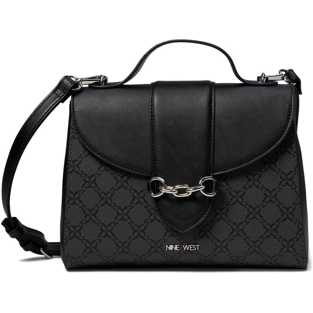 image:imageNine West womens Anneli Top HandleJet Black Logo