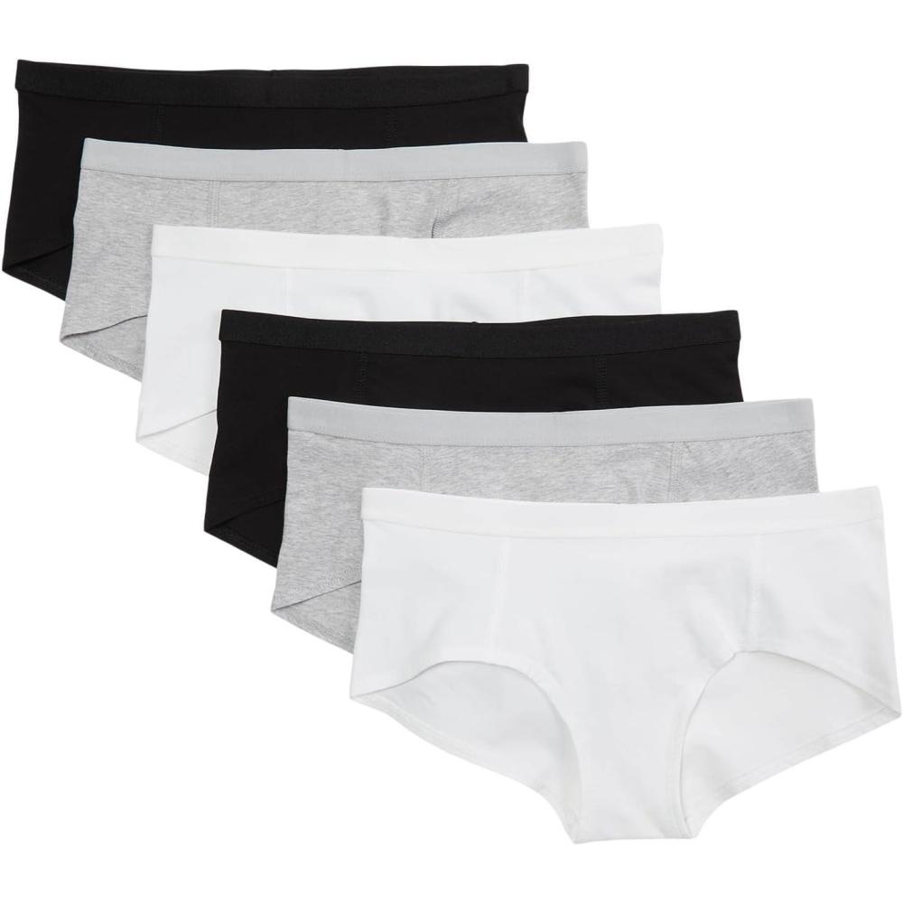 image:imagePact womens Everyday Boyshorts 6packCool Neutrals