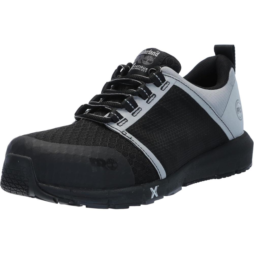 image:imageTimberland PRO Womens Radius Composite Safety Toe Work ShoesBlackSilver 1