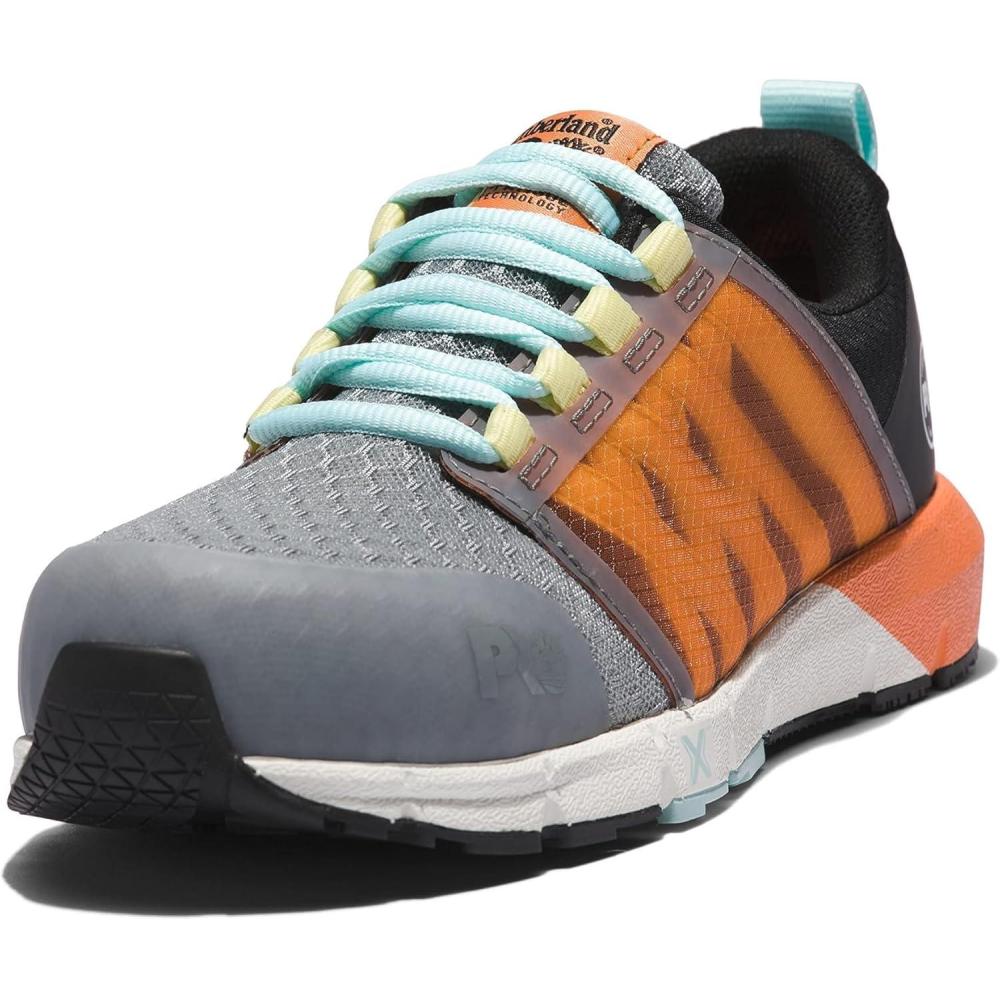 image:imageTimberland PRO Womens Radius Composite Safety Toe Work ShoesGreyBlackOrange