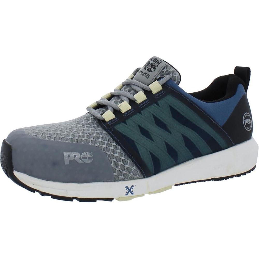 image:imageTimberland PRO Womens Radius Composite Safety Toe Work ShoesGreyBlueYellow