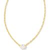 GOLD METAL - WHITE CUBIC ZIRCONIA