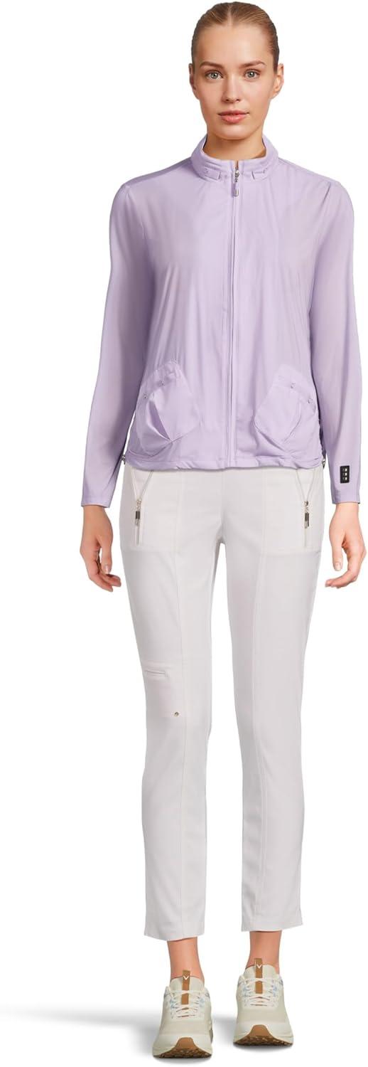 image:imageJamie Sadock womens Sunsense 35 Spf Lightweight Full Zip JacketLilac Purple