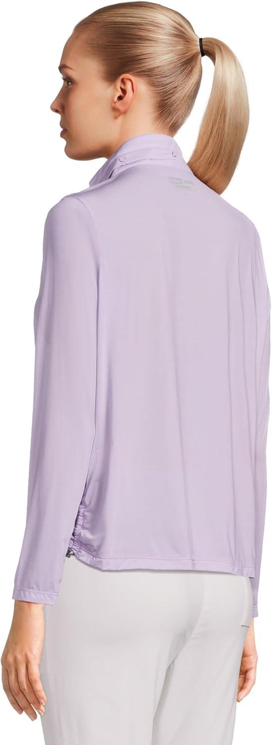 image:imageJamie Sadock womens Sunsense 35 Spf Lightweight Full Zip JacketLilac Purple