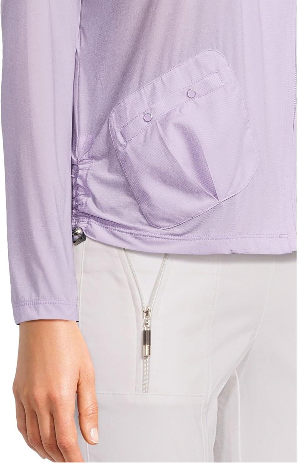 image:imageJamie Sadock womens Sunsense 35 Spf Lightweight Full Zip JacketLilac Purple