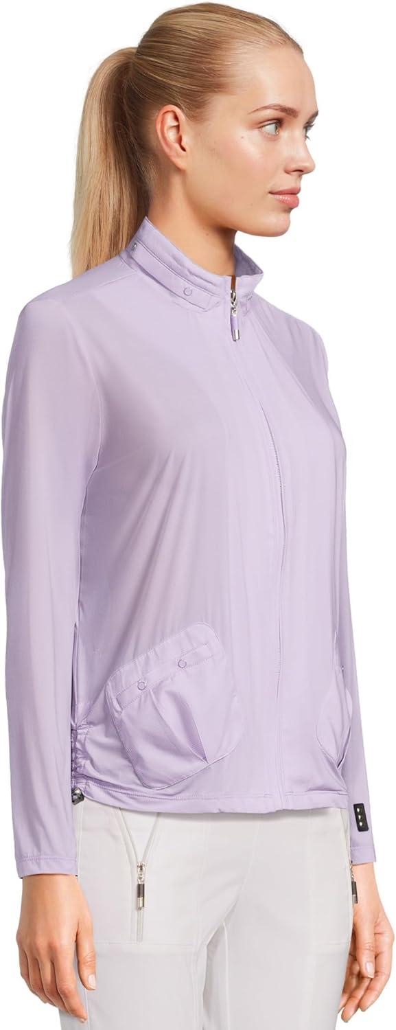 image:imageJamie Sadock womens Sunsense 35 Spf Lightweight Full Zip JacketLilac Purple