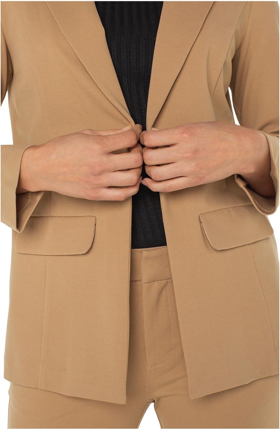 image:imageLiverpool Womens Boyfriend Blazer with Princess DartsDesert Camel