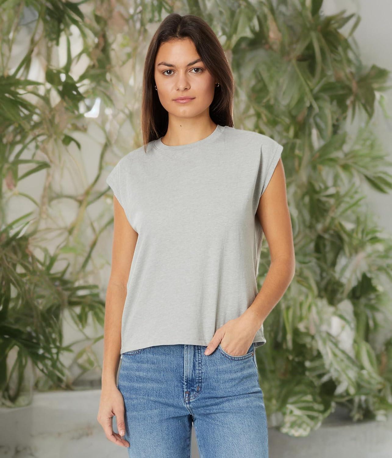 image:imageMadewell Womens Northside Vintage Muscle TankLight Hthr Grey