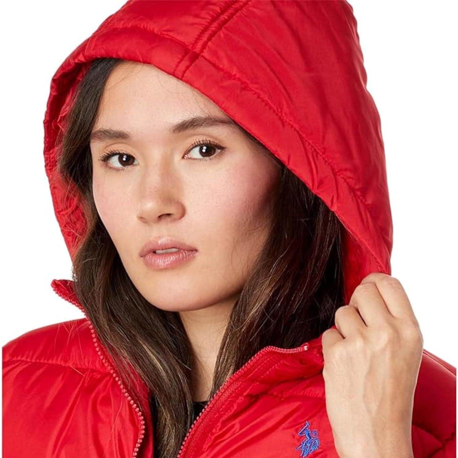 image:imageUS Polo Assn Long Basic JacketEngine Red