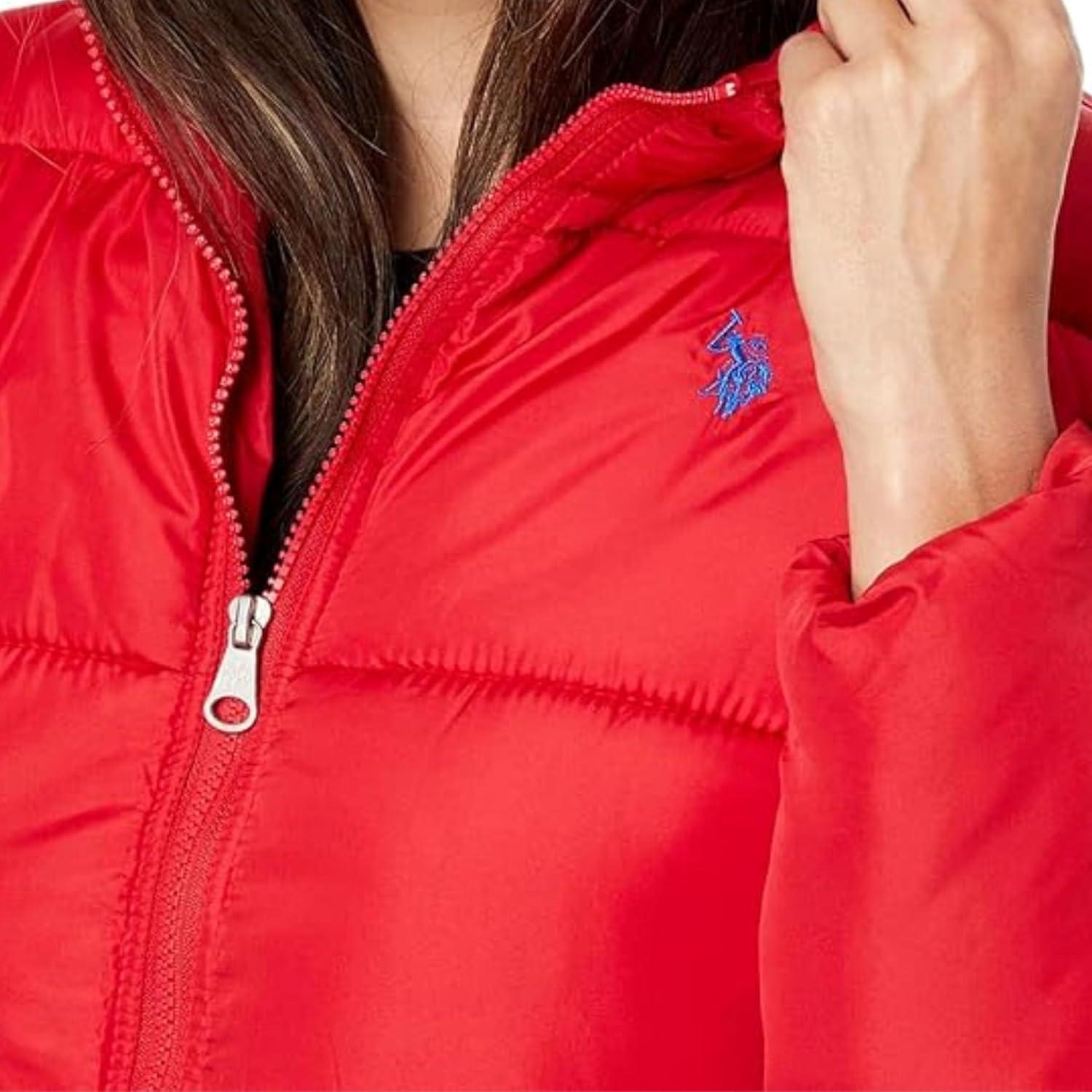 image:imageUS Polo Assn Long Basic JacketEngine Red