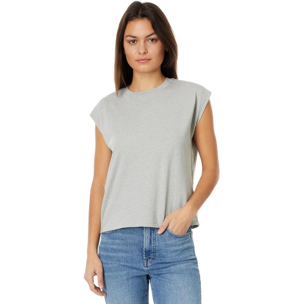 image:imageMadewell Womens Northside Vintage Muscle TankLight Hthr Grey