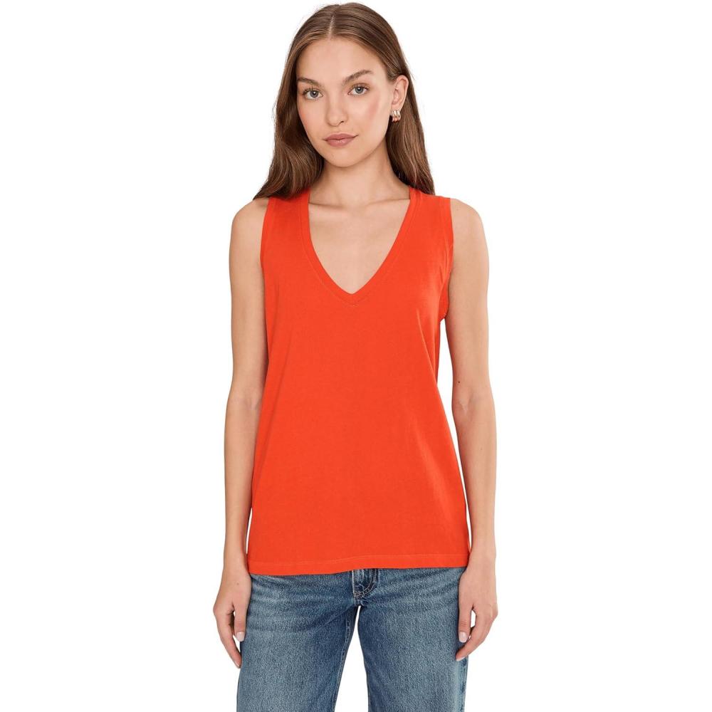 image:imageMadewell Womens Northside Vneck TankBright Flame